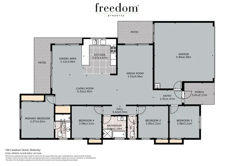 Floorplan of Homely house listing, 100 Caladium Street, Wakerley QLD 4154
