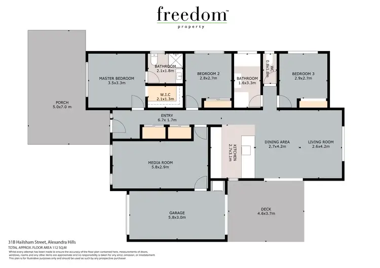 Floorplan of Homely house listing, 31B Hailsham Street, Alexandra Hills QLD 4161