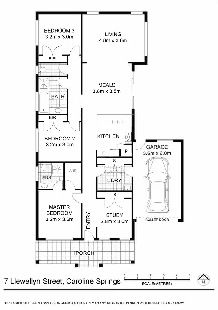 Floorplan of Homely house listing, 7 Llewellyn Street, Caroline Springs VIC 3023