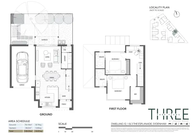 Floorplan of Homely townhouse listing, 12/1-3 The Esplanade, Sydenham VIC 3037