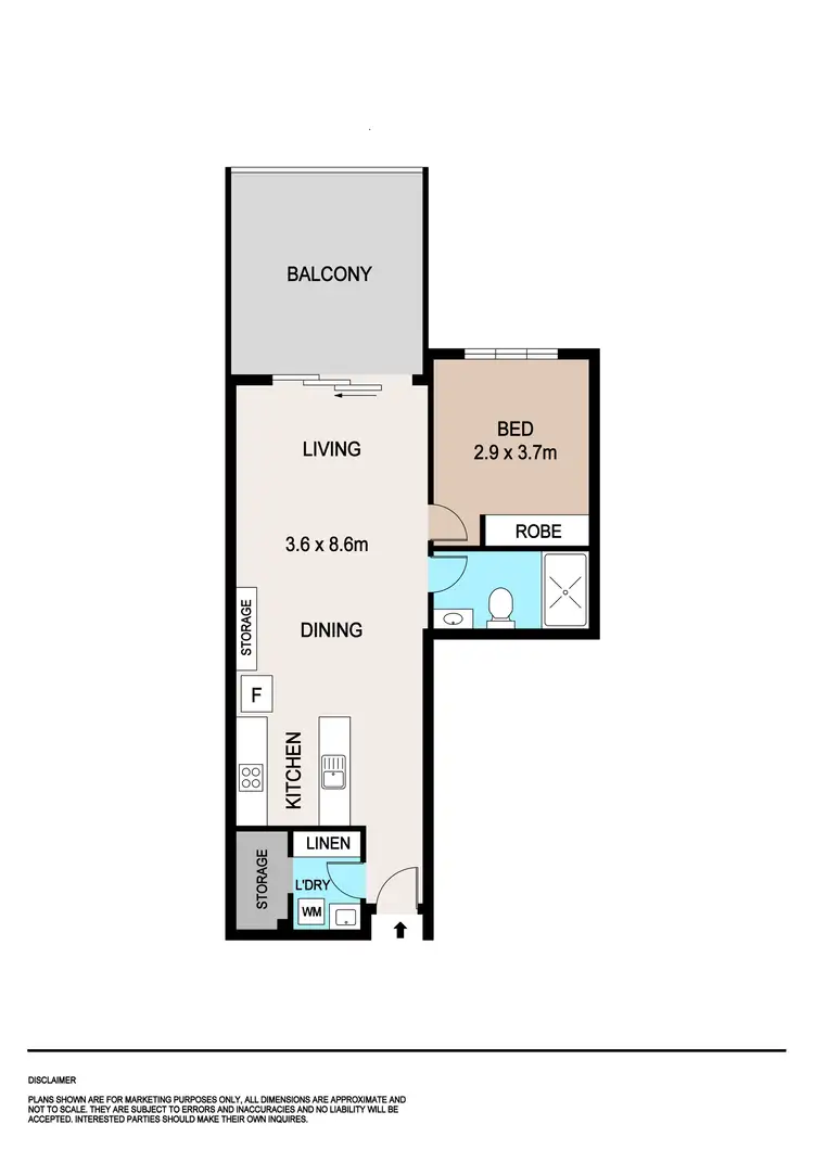 Floorplan of Homely unit listing, 119/129 Flynn Circuit, Bellamack NT 832