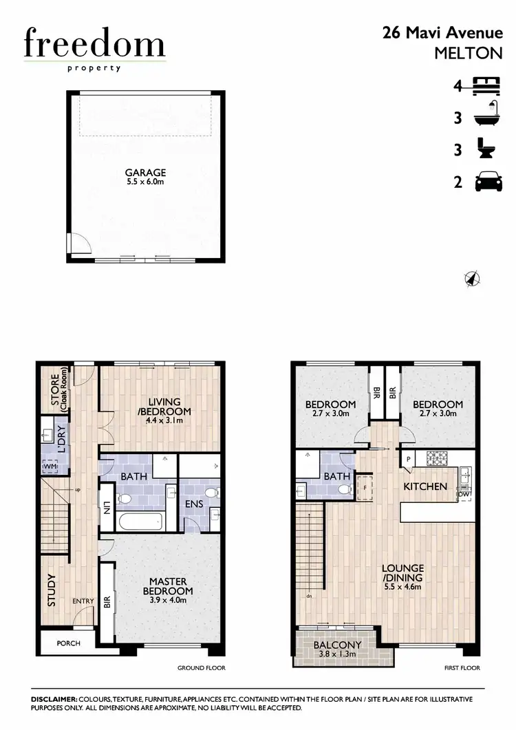 Floorplan of Homely house listing, 26 Mavi Avenue, Melton VIC 3337