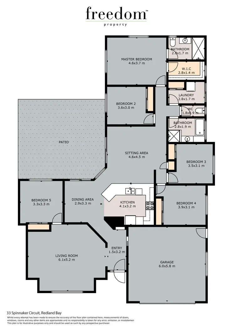 Floorplan of Homely house listing, 33 Spinnaker Circuit, Redland Bay QLD 4165