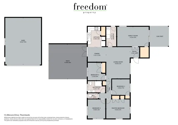 Floorplan of Homely house listing, 15 Albicore Drive, Thornlands QLD 4164