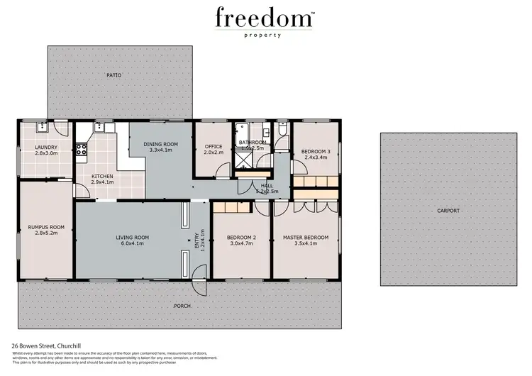 Floorplan of Homely house listing, 26 Bowen Street, Churchill QLD 4305