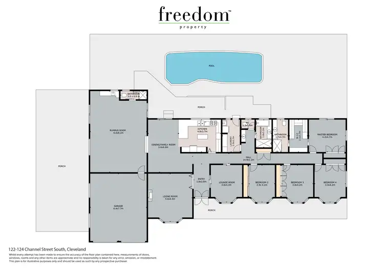 Floorplan of Homely house listing, 122-124 Channel Street South, Cleveland QLD 4163