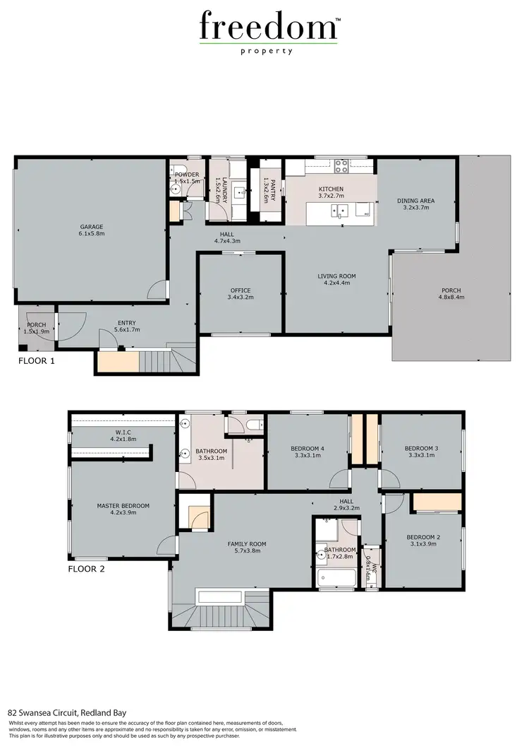 Floorplan of Homely house listing, 82 Swansea Circuit, Redland Bay QLD 4165