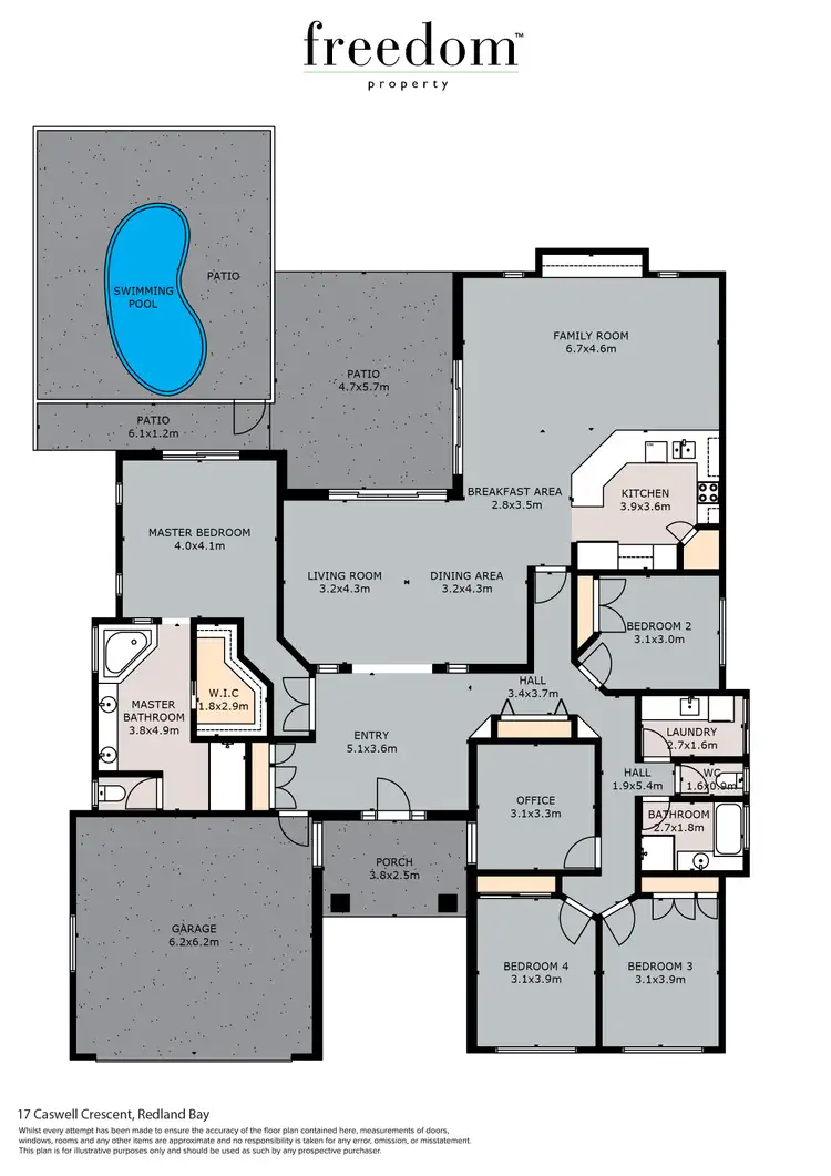Floorplan of Homely house listing, 17 Caswell Crescent, Redland Bay QLD 4165