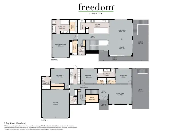 Floorplan of Homely house listing, 2 Ray Street, Cleveland QLD 4163
