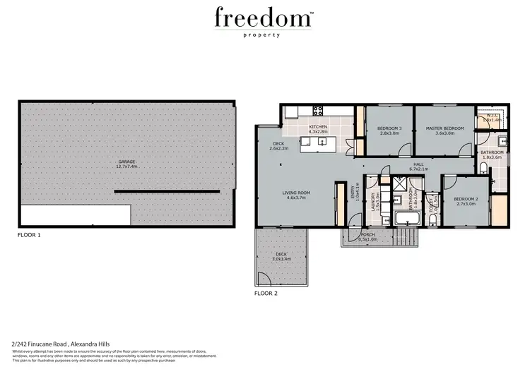 Floorplan of Homely house listing, 2/242 Finucane Road, Alexandra Hills QLD 4161