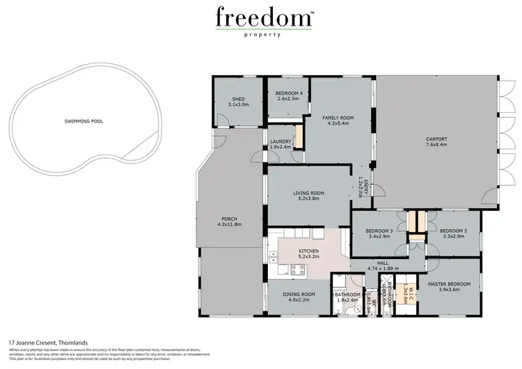 Floorplan of Homely house listing, 17 Joanne Crescent, Thornlands QLD 4164