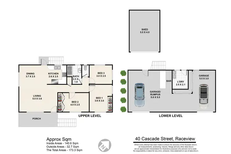 Floorplan of Homely house listing, 40 Cascade Street, Raceview QLD 4305