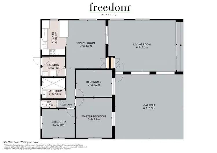 Floorplan of Homely house listing, 504 Main Road, Wellington Point QLD 4160