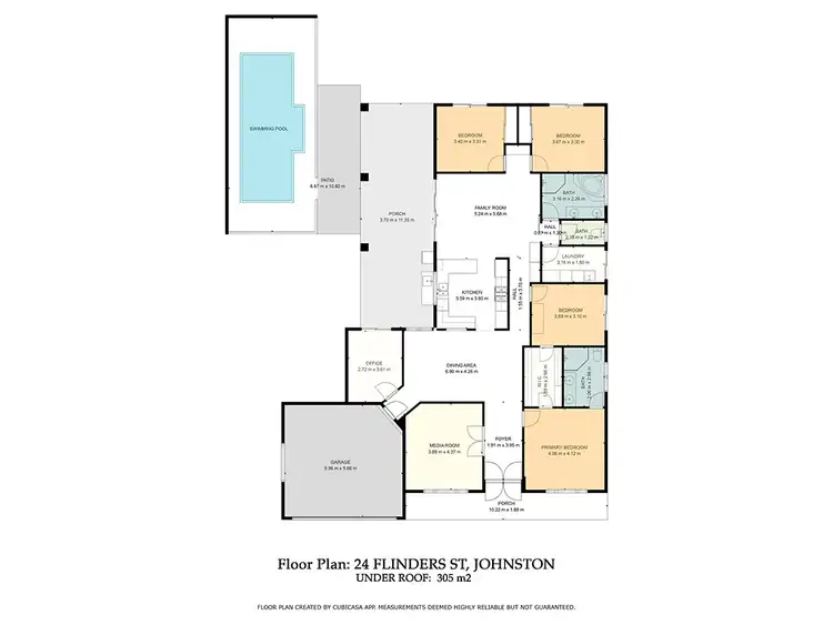 Floorplan of Homely house listing, 24 Flinders Street, Johnston NT 832