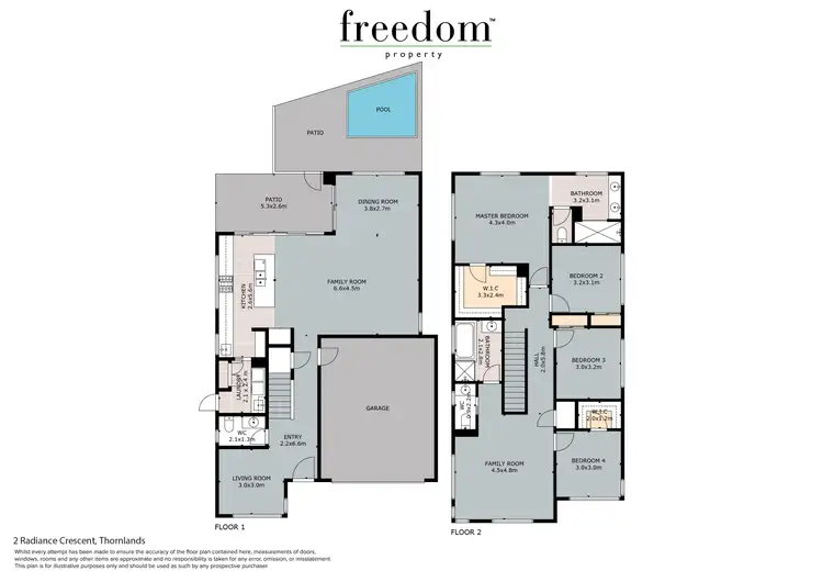 Floorplan of Homely house listing, 2 Radiance Crescent, Thornlands QLD 4164