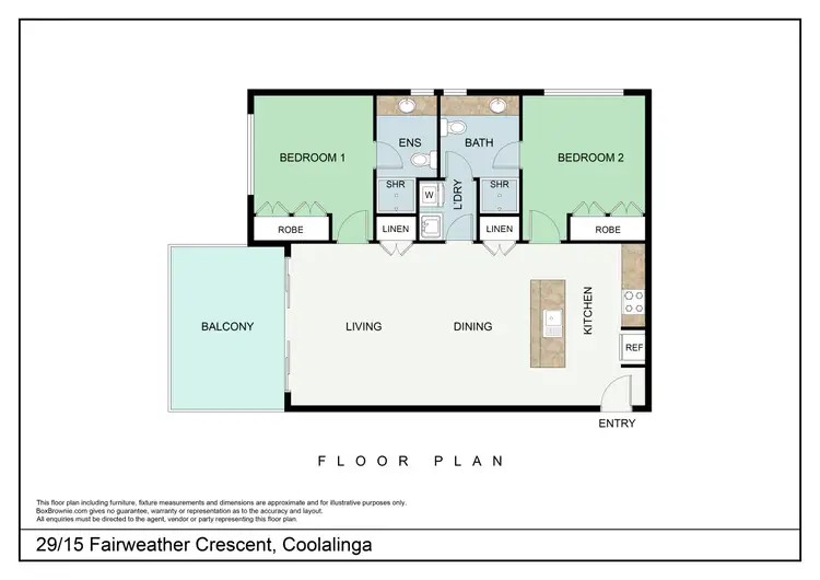 Floorplan of Homely unit listing, 29/15 Fairweather Crescent, Coolalinga NT 839