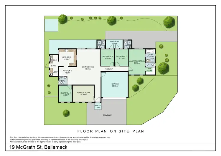 Floorplan of Homely house listing, 19 McGrath Street, Bellamack NT 832