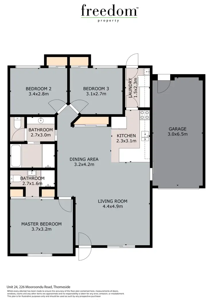 Floorplan of Homely villa listing, Unit 24/226 Mooroondu Road, Thorneside QLD 4158
