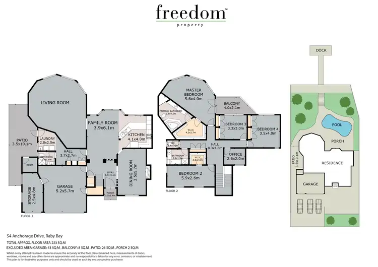 Floorplan of Homely house listing, 54 Anchorage Drive, Raby Bay QLD 4163