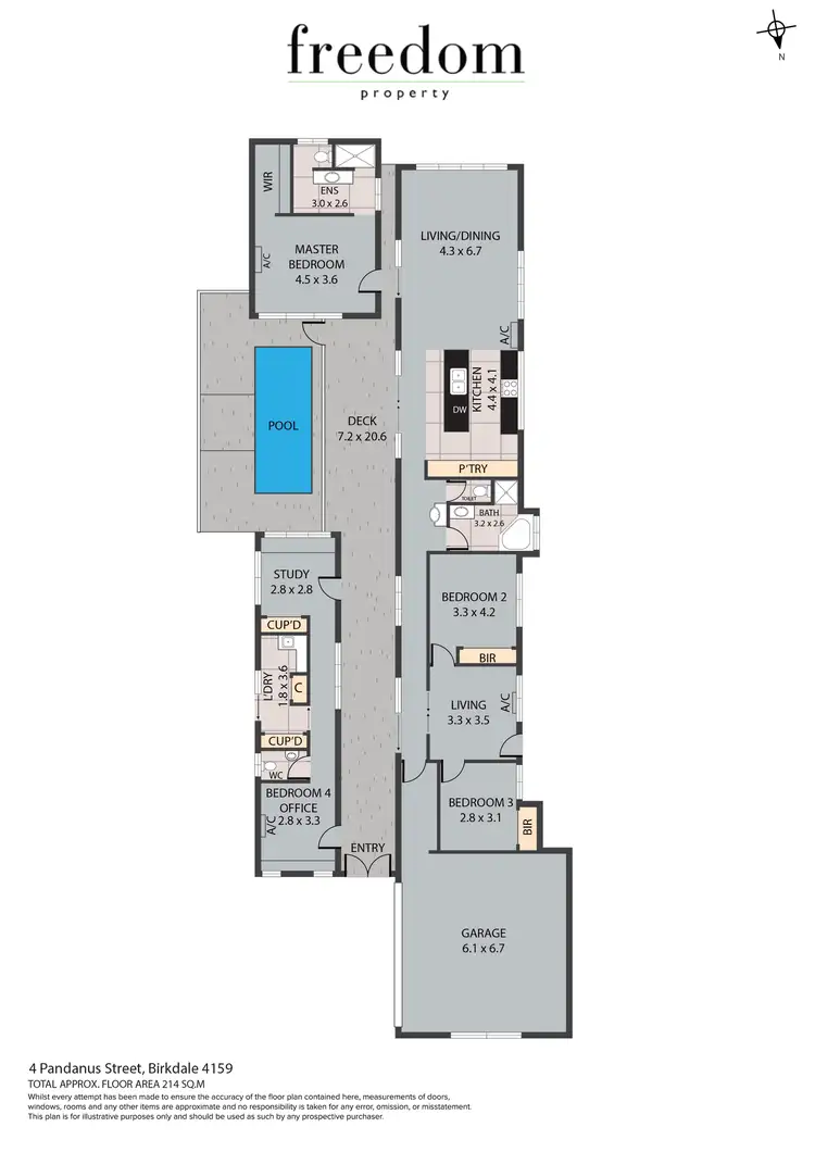 Floorplan of Homely house listing, 4 Pandanus Street, Birkdale QLD 4159