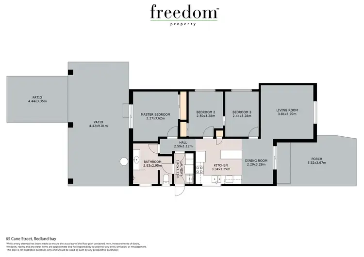 Floorplan of Homely house listing, 65 Cane Street, Redland Bay QLD 4165