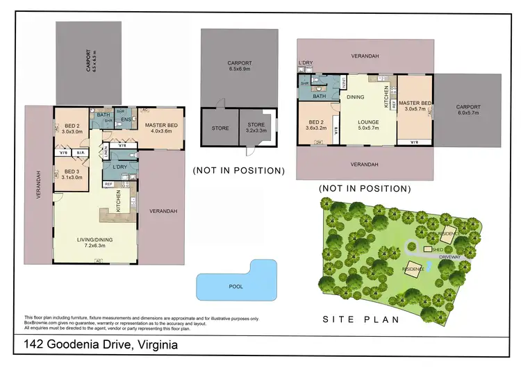 Floorplan of Homely house listing, 142 Goodenia Drive, Virginia NT 834
