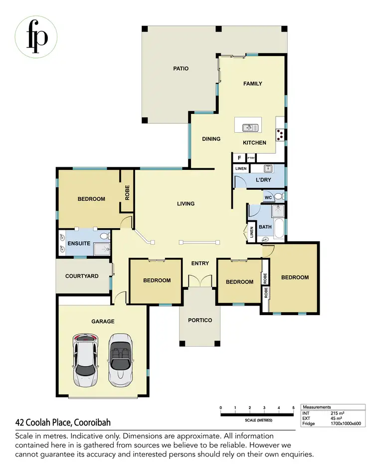 Floorplan of Homely house listing, 42 Coolah Place, Cooroibah QLD 4565
