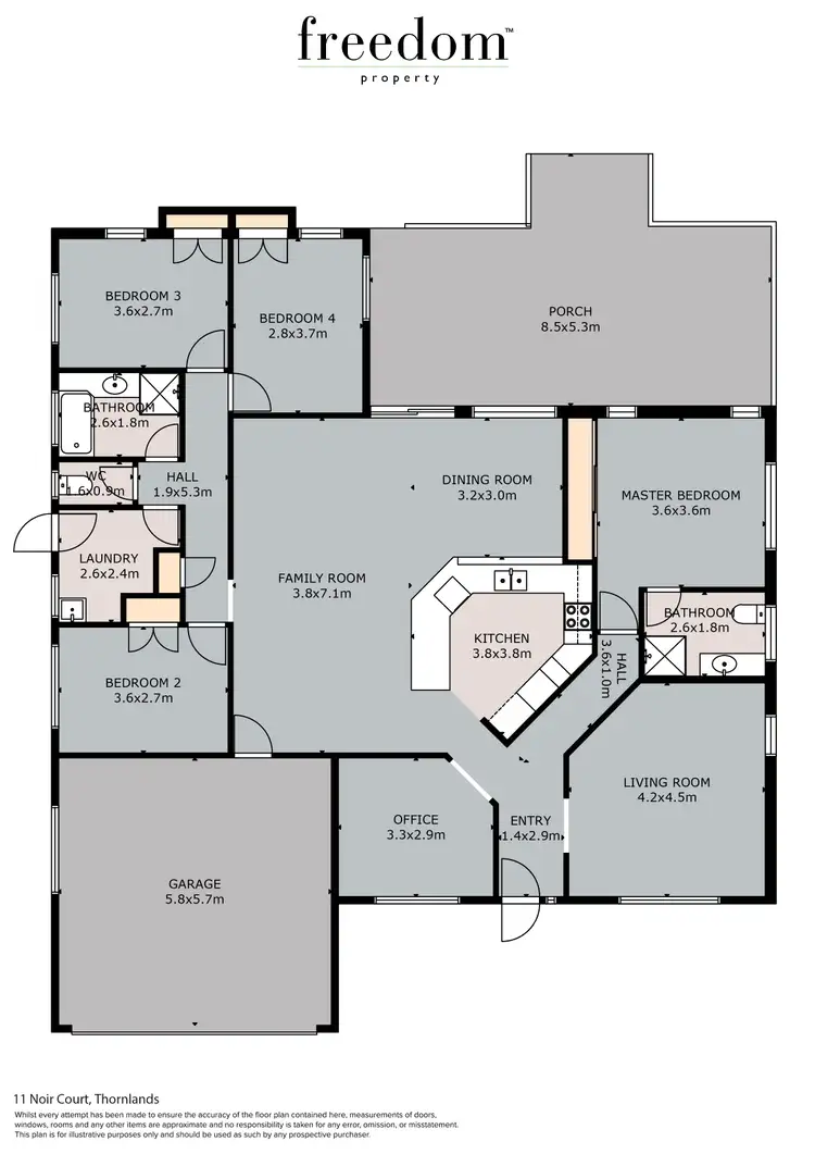 Floorplan of Homely house listing, 11 Noir Court, Thornlands QLD 4164