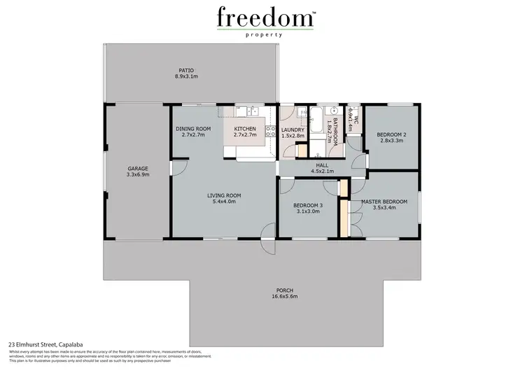 Floorplan of Homely house listing, 23 Elmhurst Street, Capalaba QLD 4157