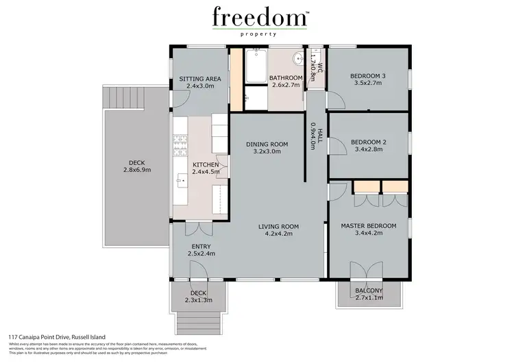 Floorplan of Homely house listing, 117 Canaipa Point Drive, Russell Island QLD 4184