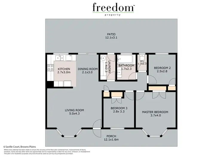 Floorplan of Homely house listing, 6 Saville Court, Browns Plains QLD 4118