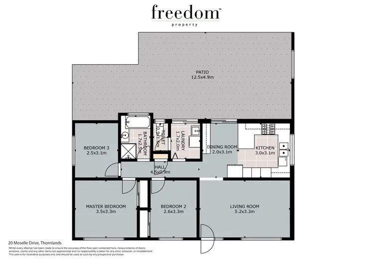 Floorplan of Homely house listing, 20 Moselle Drive, Thornlands QLD 4164