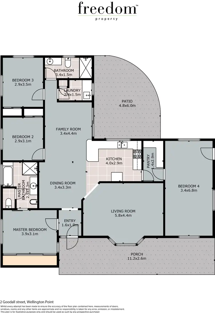 Floorplan of Homely house listing, 2 Goodall Street, Wellington Point QLD 4160