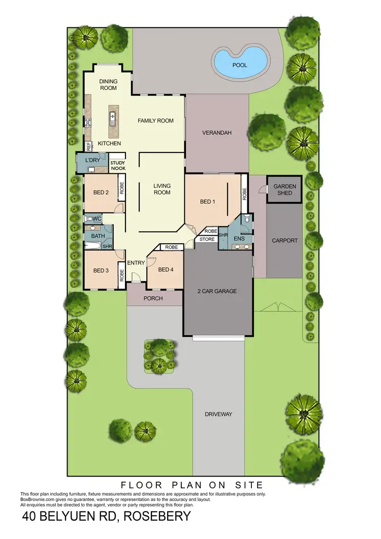Floorplan of Homely house listing, 40 Belyuen Road, Rosebery NT 832