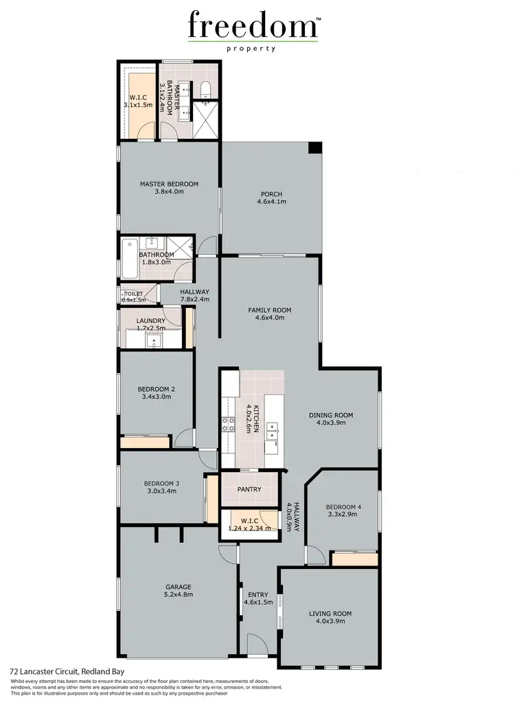 Floorplan of Homely house listing, 72 Lancaster Circuit, Redland Bay QLD 4165
