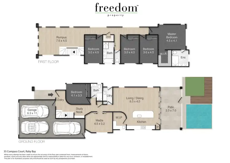 Floorplan of Homely house listing, 35 Compass Court, Raby Bay QLD 4163