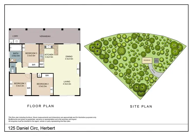 Floorplan of Homely rural property listing, 125 Daniel Circuit, Herbert NT 836