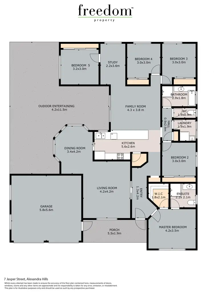 Floorplan of Homely house listing, 7 Jasper Street, Alexandra Hills QLD 4161