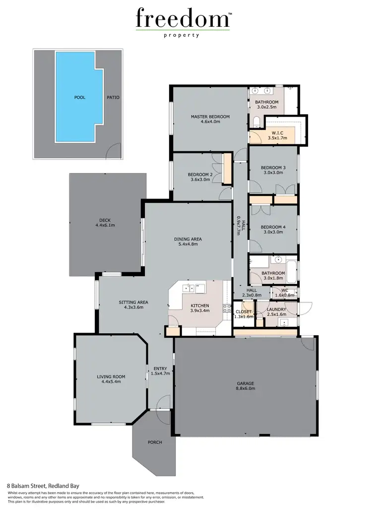 Floorplan of Homely house listing, 8 Balsam Street, Redland Bay QLD 4165