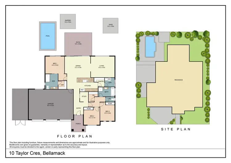 Floorplan of Homely house listing, 10 Taylor Crescent, Bellamack NT 832