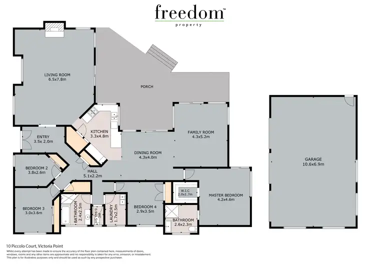 Floorplan of Homely house listing, 10 Piccolo Court, Victoria Point QLD 4165
