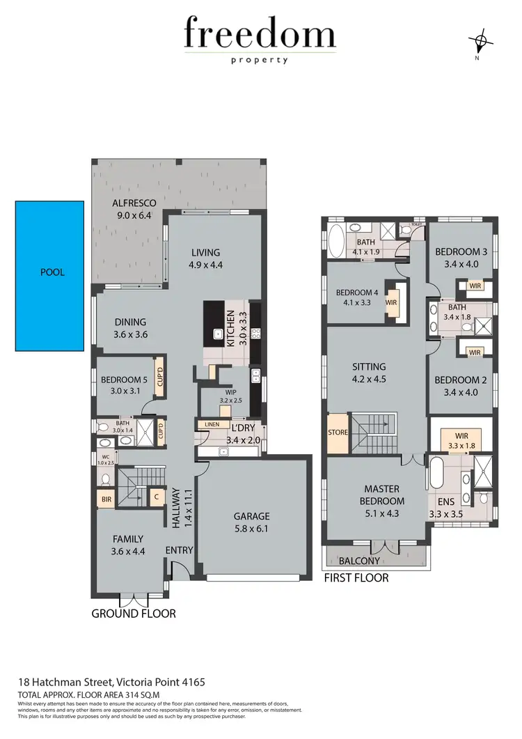 Floorplan of Homely house listing, 18 Hatchman Street, Victoria Point QLD 4165
