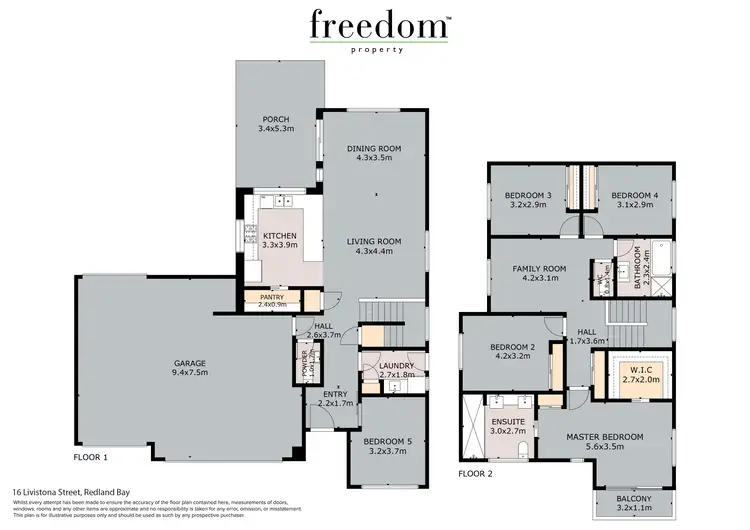 Floorplan of Homely house listing, 16 Livistona Street, Redland Bay QLD 4165
