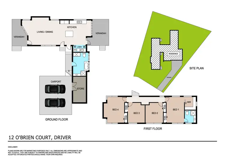 Floorplan of Homely house listing, 12 O'Brien Court, Driver NT 830