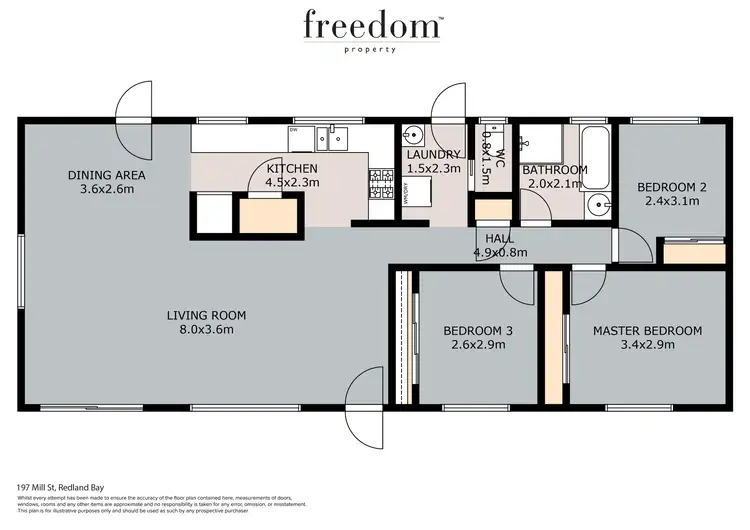 Floorplan of Homely house listing, 197 Mill Street, Redland Bay QLD 4165
