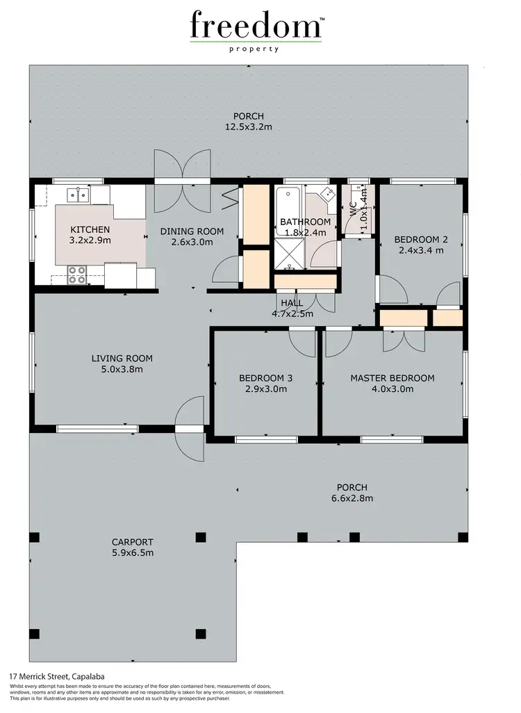 Floorplan of Homely house listing, 17 Merrick Street, Capalaba QLD 4157