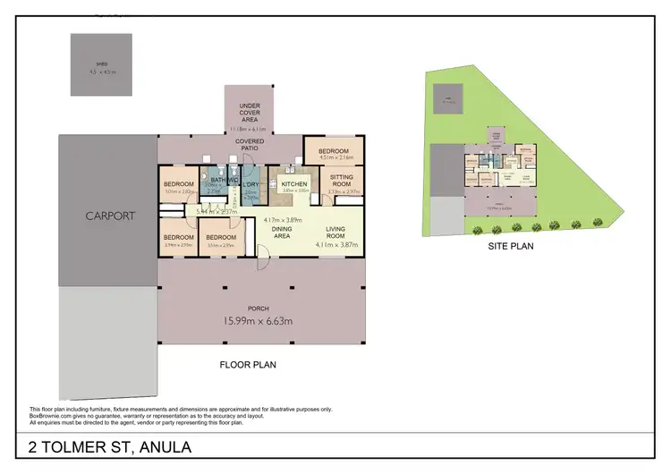 Floorplan of Homely house listing, 2 Tolmer Street, Anula NT 812