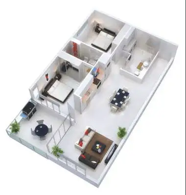 Floorplan of Homely apartment listing, 1206/16 Harvey Street, Darwin City NT 800