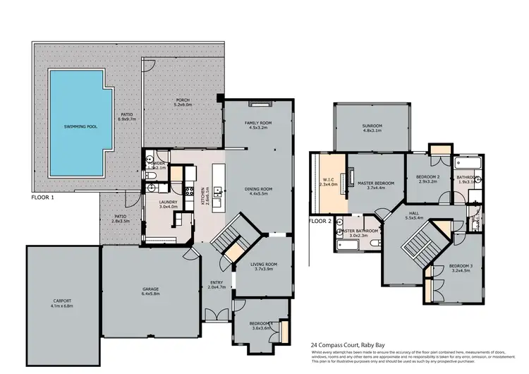 Floorplan of Homely house listing, 24 Compass Court, Raby Bay QLD 4163