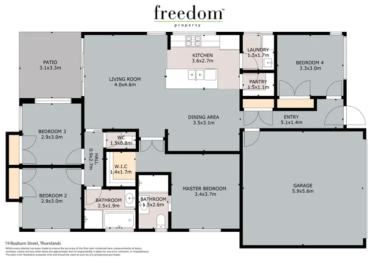 Floorplan of Homely house listing, 19 Rauburn Street, Thornlands QLD 4164